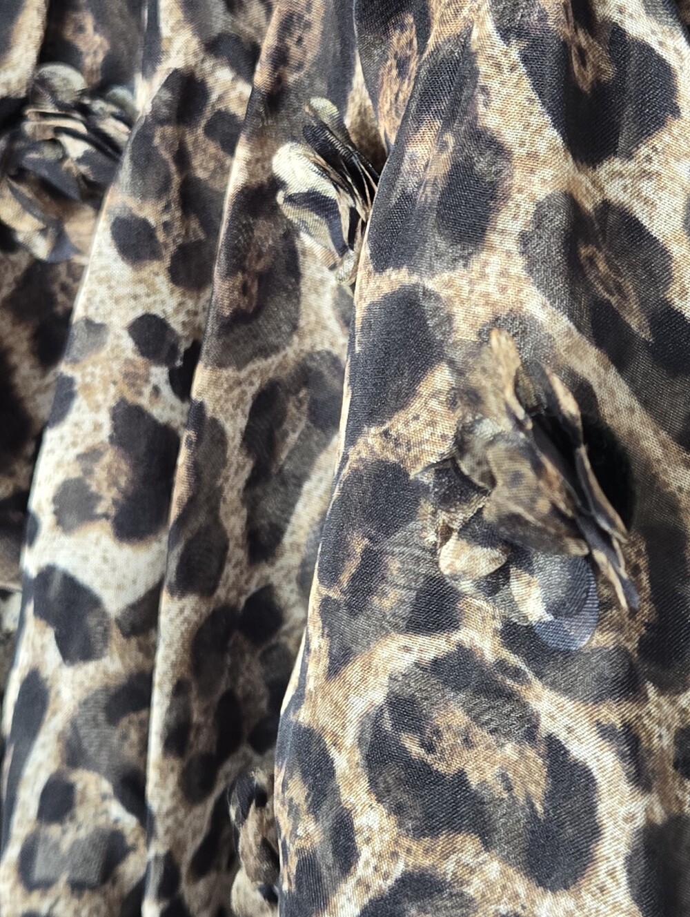 Oh Polly Caelie Ruffled Corset Romper in Leopard Festival Coachella Concert US 2 - Picture 11 of 15